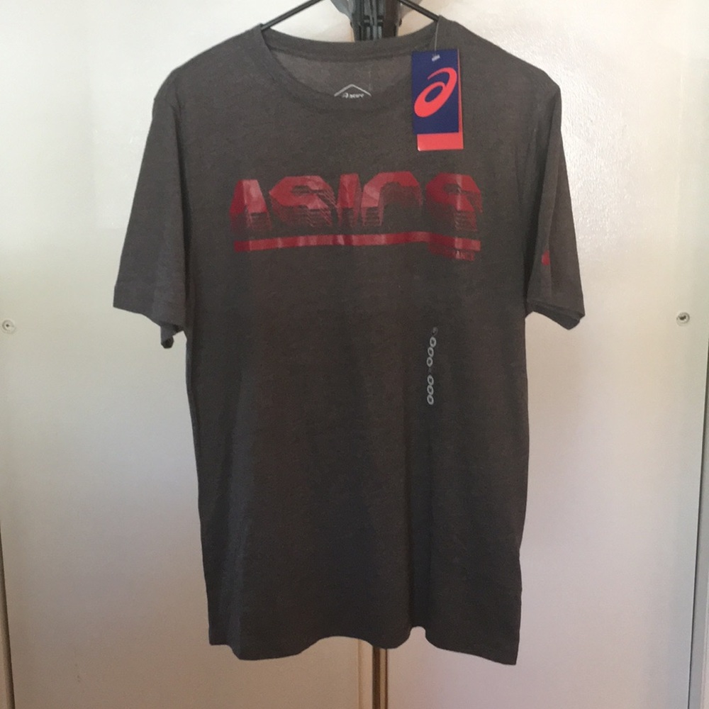 Gray Asics T-Shirt